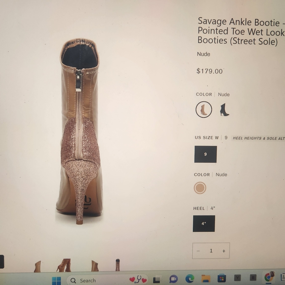 Burju Dance Heels Shoes - Picture 5 of 7